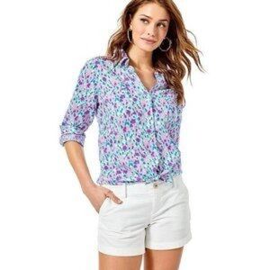 Lilly Pulitzer Sea View Button Down size Medium